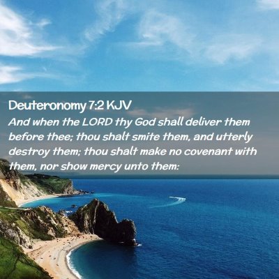 Deuteronomy 7:2 KJV Free Bible Images