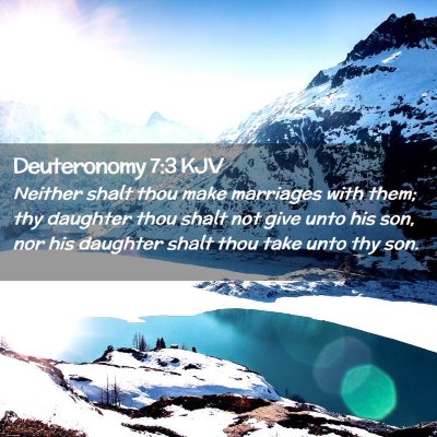 Deuteronomy 7:3 KJV Free Bible Images