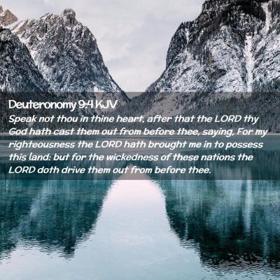 Deuteronomy 9:4 KJV Free Bible Images