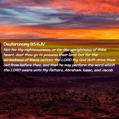 Deuteronomy 9:5 KJV Free Bible Images