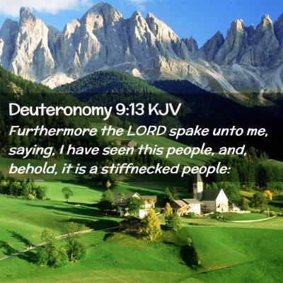 Deuteronomy 9:13 KJV Free Bible Images