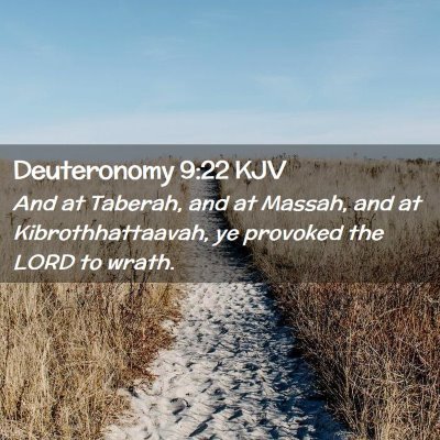 Deuteronomy 9:22 KJV Free Bible Images