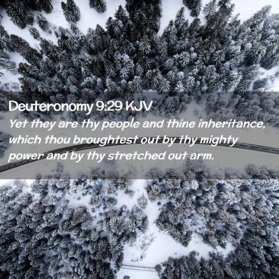 Deuteronomy 9:29 KJV Free Bible Images