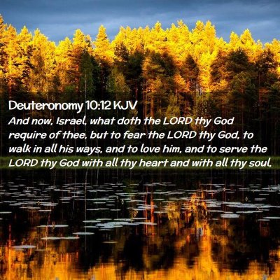 Deuteronomy 10:12 KJV Free Bible Images