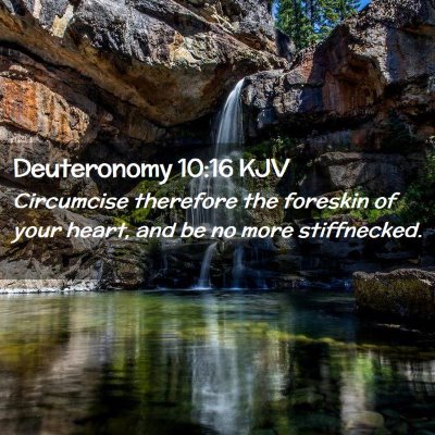 Deuteronomy 10:16 KJV Free Bible Images