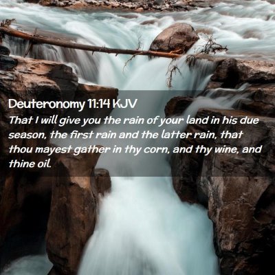 Deuteronomy 11:14 KJV Free Bible Images