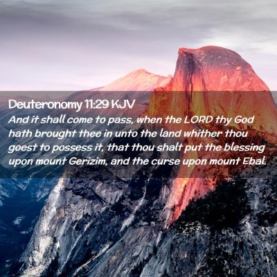 Deuteronomy 11:29 KJV Free Bible Images