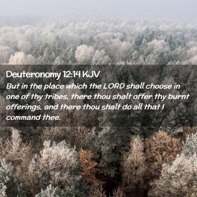 Deuteronomy 12:14 KJV Free Bible Images