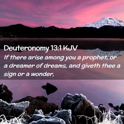 Deuteronomy 13:1 KJV Free Bible Images