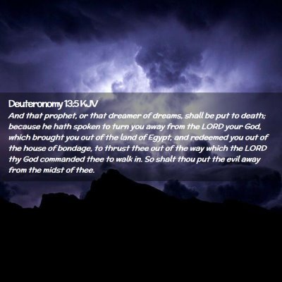 Deuteronomy 13:5 KJV Free Bible Images