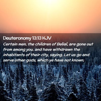 Deuteronomy 13:13 KJV Free Bible Images