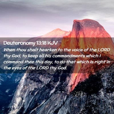 Deuteronomy 13:18 KJV Free Bible Images