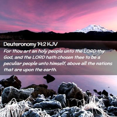 Deuteronomy 14:2 KJV Free Bible Images