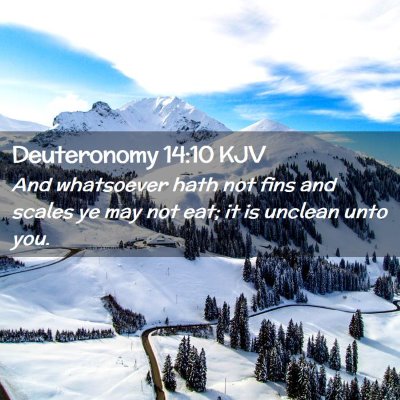 Deuteronomy 14:10 KJV Free Bible Images