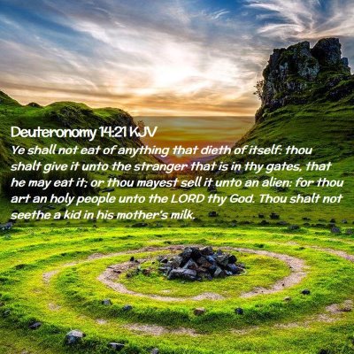 Deuteronomy 14:21 KJV Free Bible Images