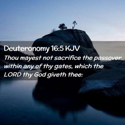 Deuteronomy 16:5 KJV Free Bible Images