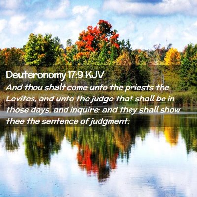 Deuteronomy 17:9 KJV Free Bible Images