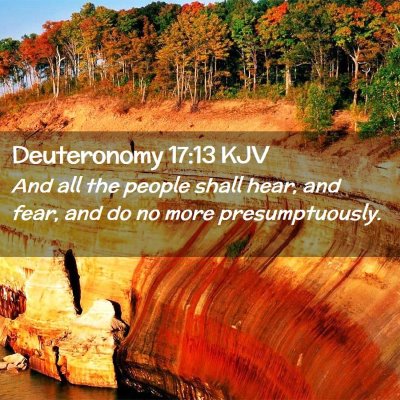 Deuteronomy 17:13 KJV Free Bible Images