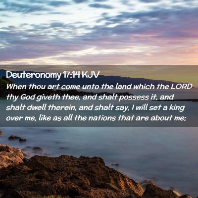 Deuteronomy 17:14 KJV Free Bible Images