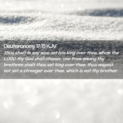 Deuteronomy 17:15 KJV Free Bible Images