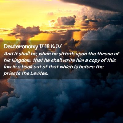 Deuteronomy 17:18 KJV Free Bible Images