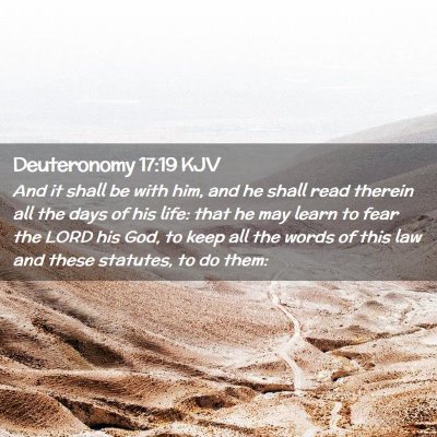 Deuteronomy 17:19 KJV Free Bible Images