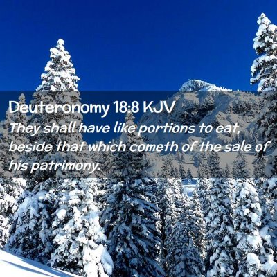 Deuteronomy 18:8 KJV Free Bible Images