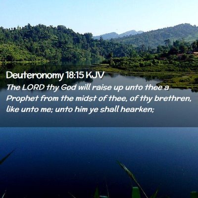 Deuteronomy 18:15 KJV Free Bible Images