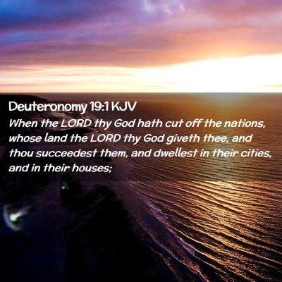 Deuteronomy 19:1 KJV Free Bible Images