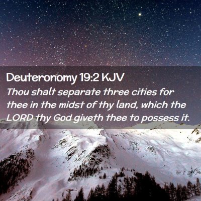 Deuteronomy 19:2 KJV Free Bible Images