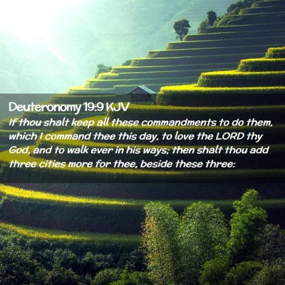 Deuteronomy 19:9 KJV Free Bible Images