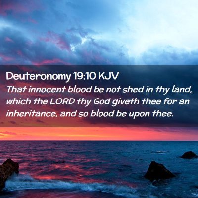 Deuteronomy 19:10 KJV Free Bible Images