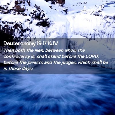 Deuteronomy 19:17 KJV Free Bible Images