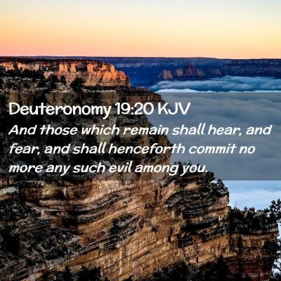 Deuteronomy 19:20 KJV Free Bible Images