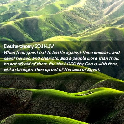 Deuteronomy 20:1 KJV Free Bible Images