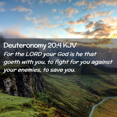 Deuteronomy 20:4 KJV Free Bible Images