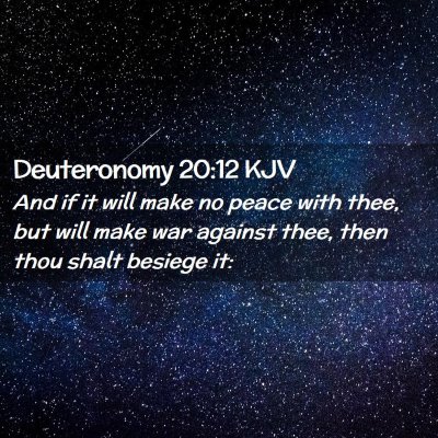 Deuteronomy 20:12 KJV Free Bible Images