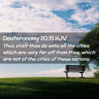 Deuteronomy 20:15 KJV Free Bible Images