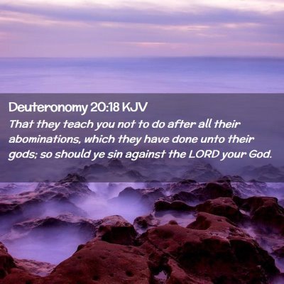 Deuteronomy 20:18 KJV Free Bible Images