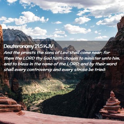 Deuteronomy 21:5 KJV Free Bible Images