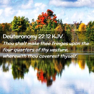 Deuteronomy 22:12 KJV Free Bible Images