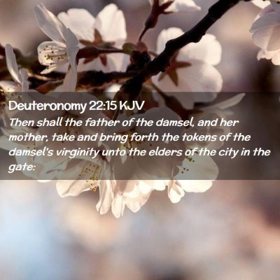 Deuteronomy 22:15 KJV Free Bible Images