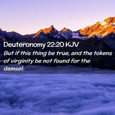 Deuteronomy 22:20 KJV Free Bible Images