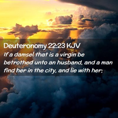 Deuteronomy 22:23 KJV Free Bible Images