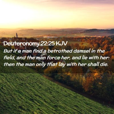 Deuteronomy 22:25 KJV Free Bible Images