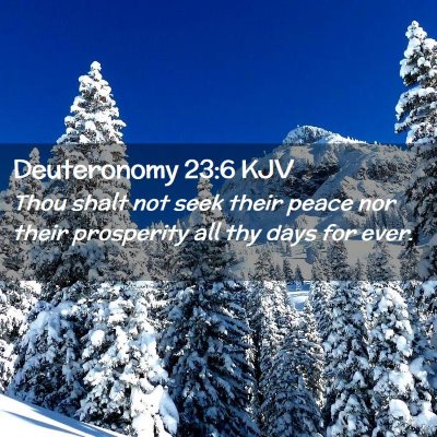 Deuteronomy 23:6 KJV Free Bible Images