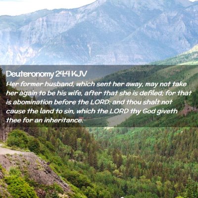 Deuteronomy 24:4 KJV Free Bible Images