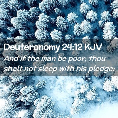 Deuteronomy 24:12 KJV Free Bible Images