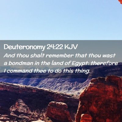 Deuteronomy 24:22 KJV Free Bible Images