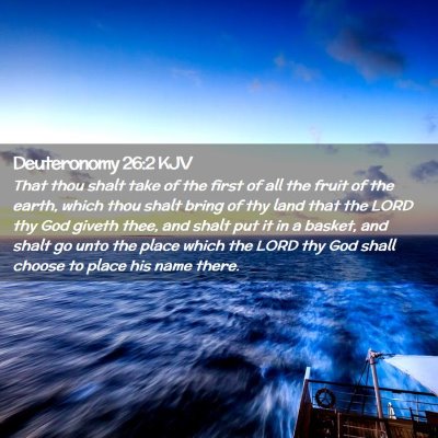 Deuteronomy 26:2 KJV Free Bible Images